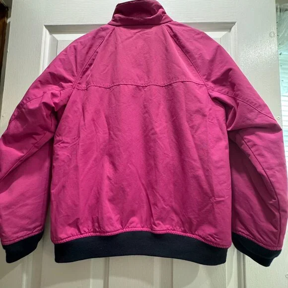Lands End Nylon Fleece Girls Bomber Jacket - Picture 3 of 6